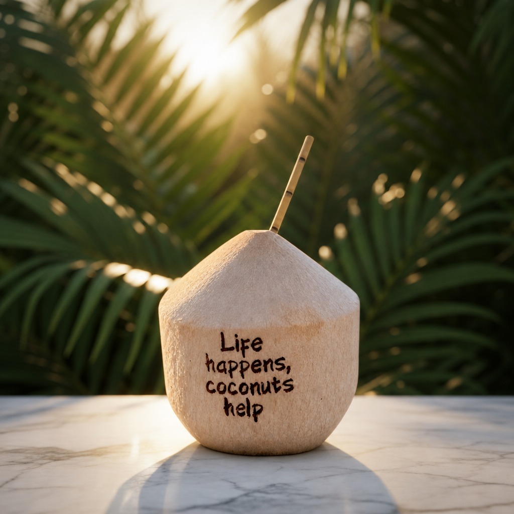 Premium branded coconut